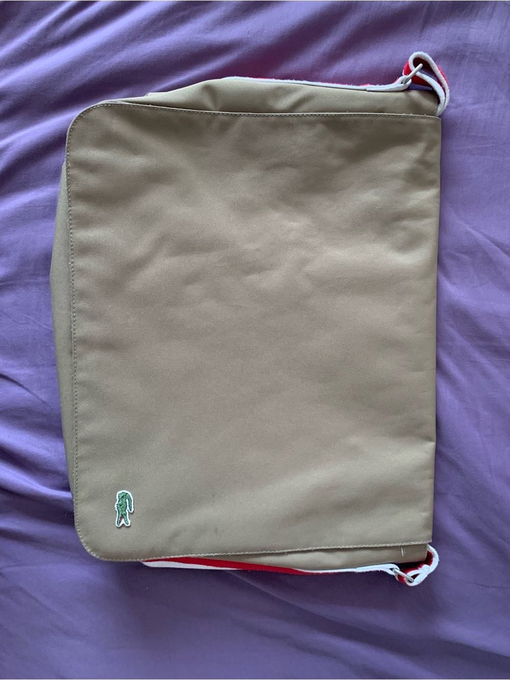 Lacoste Tan Messenger Bag